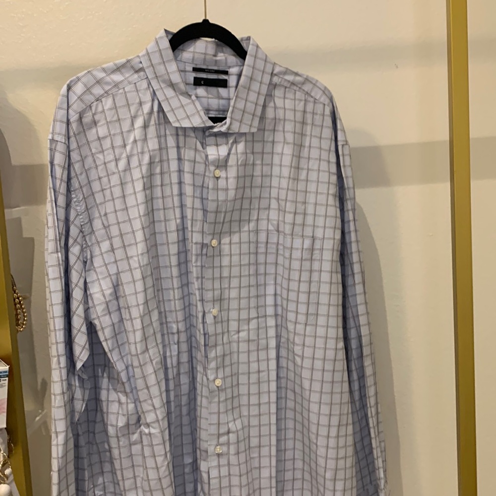 Mens Big and Tall Claiborne Button Up